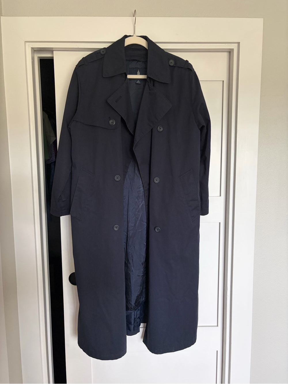 London Fog Navy Trench Coat